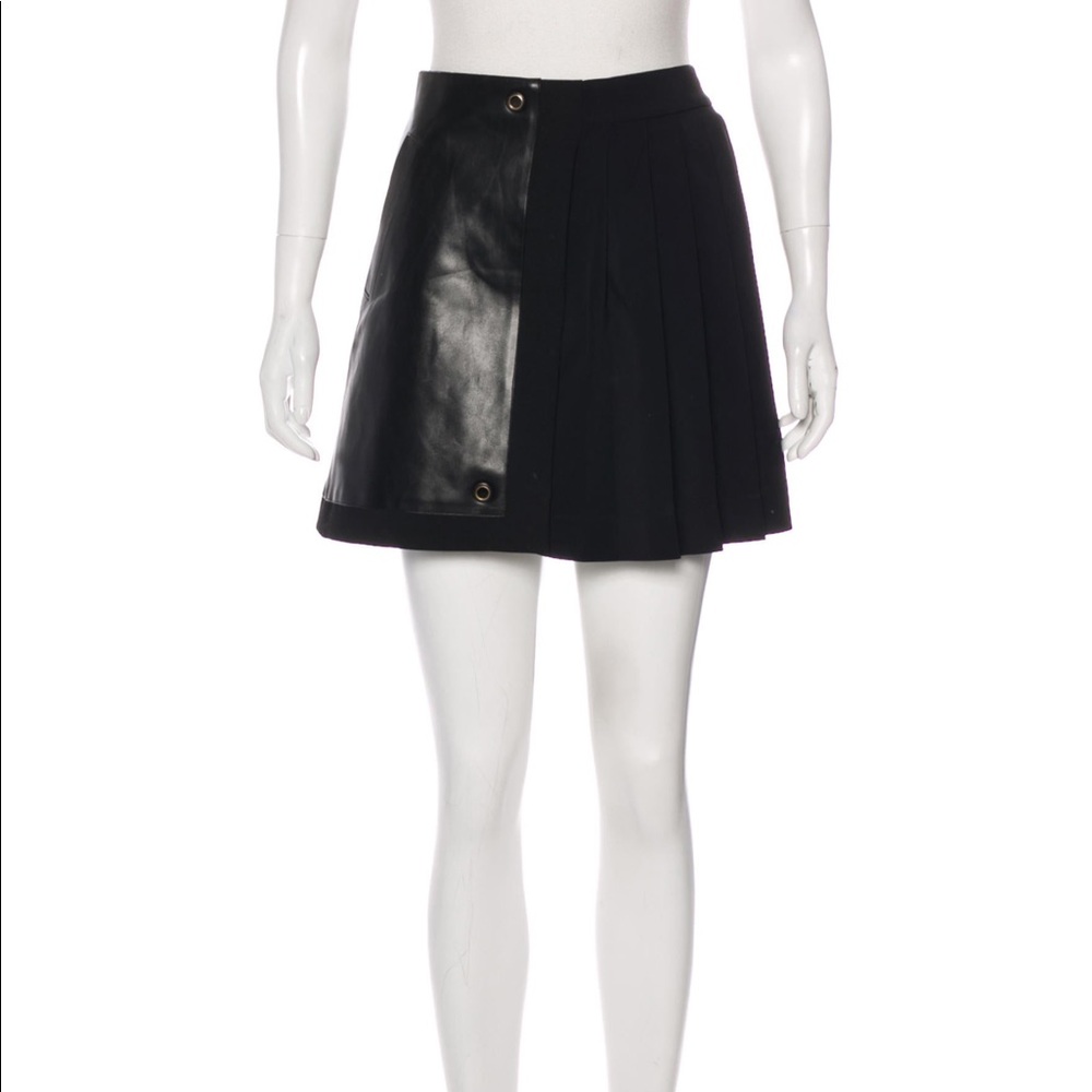 VERSACE Pleated Mini Skirt